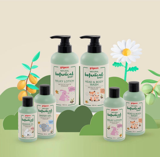 Pigeon Natural Botanical Bath Essentials (Not for Sale)