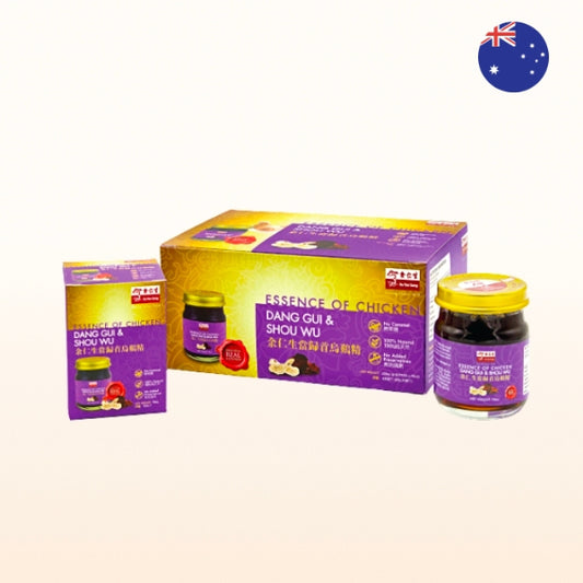 Essence of Chicken with Dang Gui & Shou Wu 余仁生当归首乌鸡精70ml X 6's