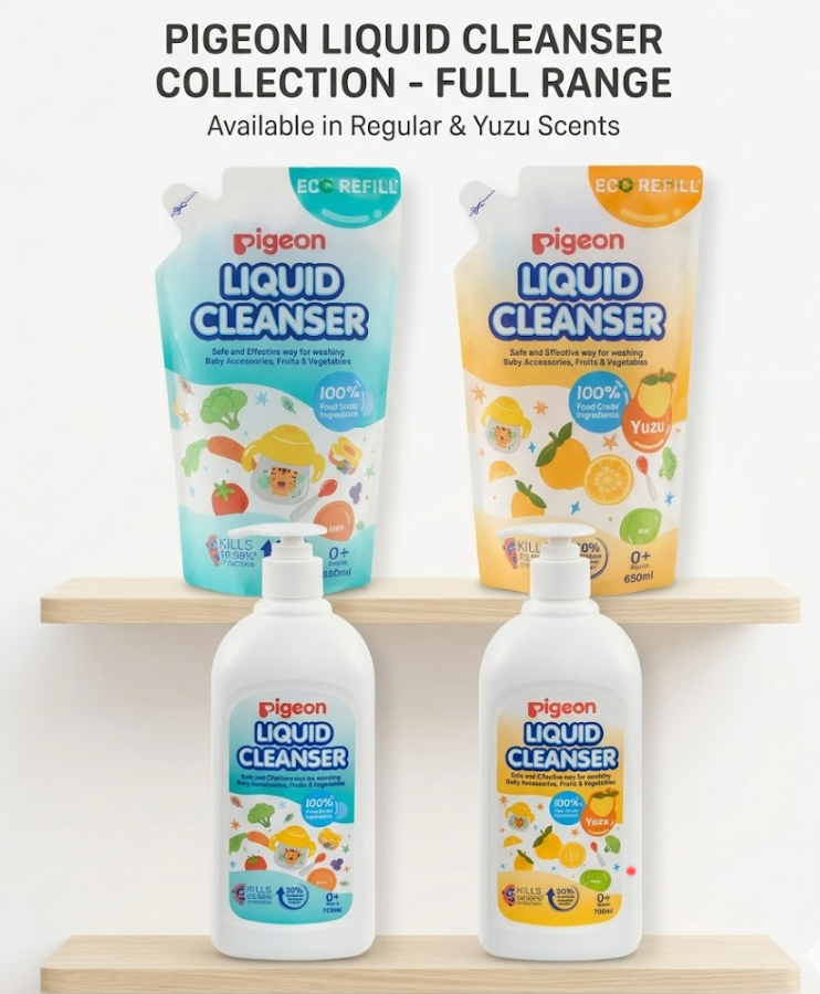 Pigeon Liquid Cleanser (Bottle & Refill) - Regular / Citrus