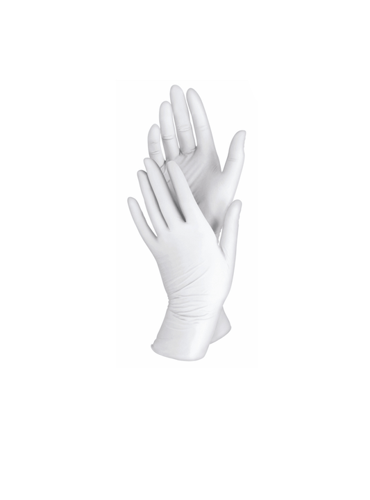 Latex Powder Free Gloves - 100 pack